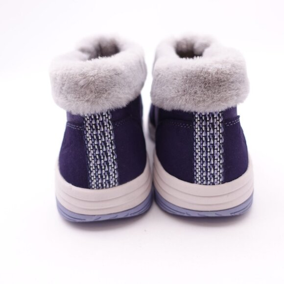 NEW Ryka Anchorage Mids Water-Repellent Suede Faux Fur Ankle Boots Size 11 Wide - Picture 5 of 9
